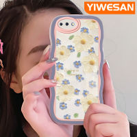 YIWESAN เคสสำหรับ OPPO เคส C1 A3s,Realme A5แฟชั่นฤดูใบไม้ผลิดอกไม้ดีไซน์ใหม่ขอบนุ่มกันกระแทกแบบใสเคสมือถือเคสป้องกันอ่อนโยนอย่างเรียบง่าย