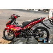 tem rời exciter 150 đỏ mxking, tem chế 3 lớp không bay màu