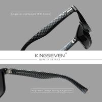 KINGSEVEN แว่นตากันแดดเลนส์โพลาไรซ์ย้อนยุคคุณภาพดีเยี่ยมแว่นตา UV400แว่นตากันแดดลายกรอบฝาครอบล้อเหลี่ยมสำหรับผู้หญิงและผู้ชาย