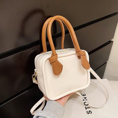 New texture on female small bag lady handbag new summer 2022 contracted one shoulder oblique satchel bags tide package