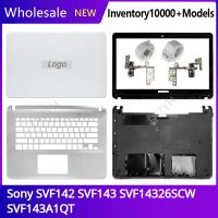 New For Sony SVF142 SVF143 SVF14326SCW SVF143A1QT Laptop LCD back cover Front Bezel Hinges Palmrest Bottom Case A B C D Shell