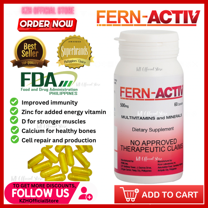 💊💊 FERN ACTIV VITAMIN B COMPLEX I-FERN 💊💊 TRIO Fern D Milkca Fern ...