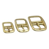 1pcs Solid Brass Belt Buckle Middle Center Bar Single Pin Belt Buckle Leather Craft Strap Belt 15mm/ 20mm/ 25mm