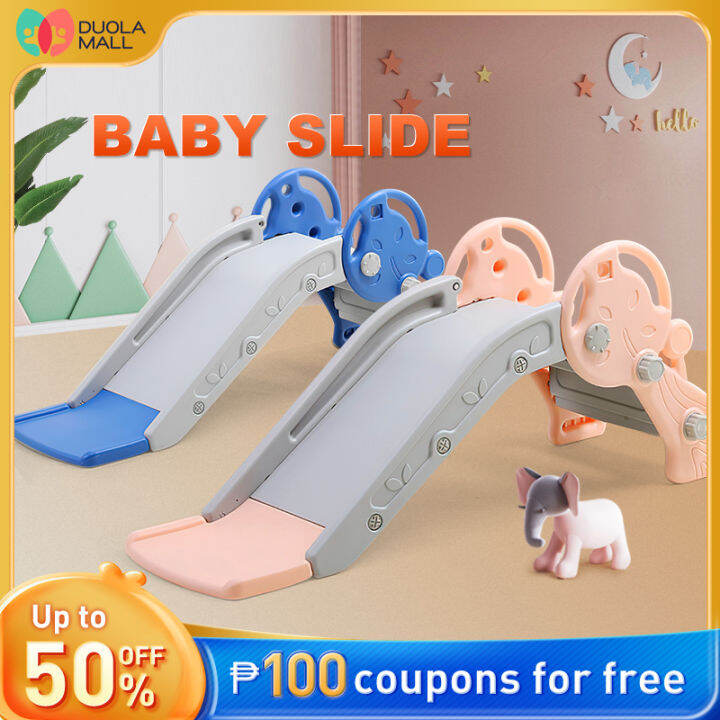 【Shipping Discount】Slide for Kids Baby Indoor Slide Small Tree [Blue ...