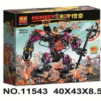 Compatible with Lego Wukong Xiaoxia Series Bull Demon King Blaze Mecha 80010 Childrens Assembled Building Block Boy Toy