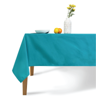 Han&amp;Co. Table Cloth – Beige Teal ผ้าปูโต๊ะ ผ้าคลุมโต๊ะ สี Beige Teal HCTBC03