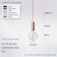 Nordic loft simple pendant lights E27 LED modern creative hanging lamp design DIY for bedroom living room kitchen restaurant