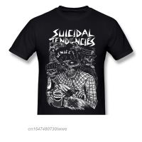Suicidal Tendencies Print Cotton Funny T Shirts Punk Short Sleeve Summer Men Tees Streetwear