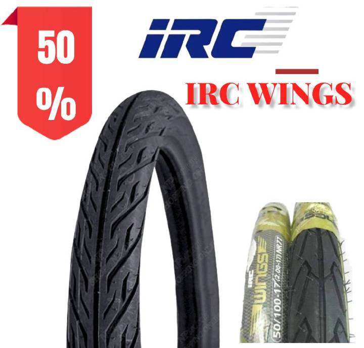 ยางนอก-irc-wings-nr77-สำหรับใส่รถมอเตอร์ไซด์-เลือกขนาดในตัวเลือกด้วยค่ะ-มีส่วนลดค่าส่ง