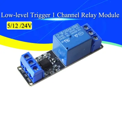 5V 12V 24V Low-level Trigger 1 Channel Relay Module Optocoupler Isolation PLC Control Drive Board Dropshipping