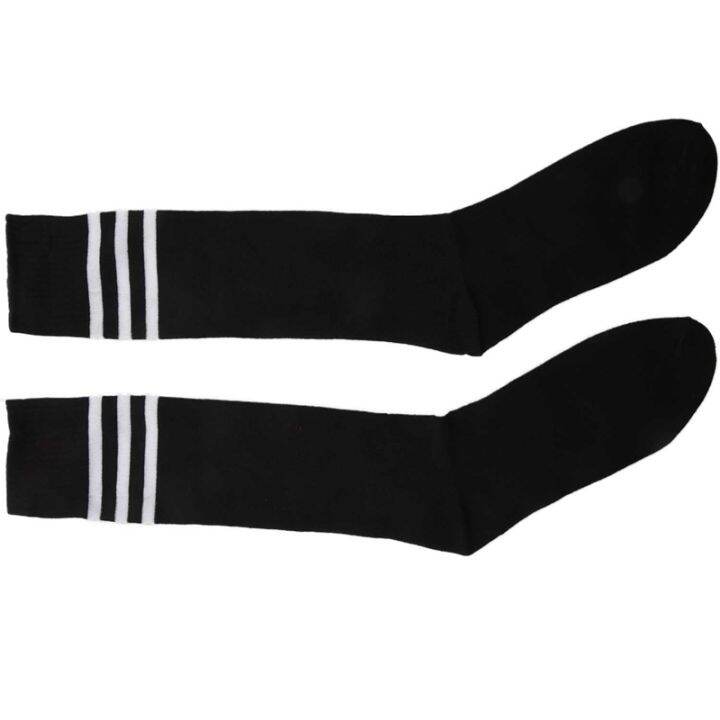 old-school-white-stripe-on-black-knee-high-athletic-sports-tube-sock-great-for-soccer-or-any-sports-also-makes-a-good-boot-sock