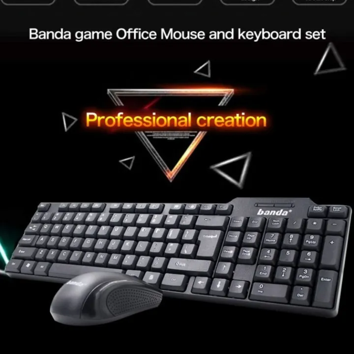 （Manila Spot） Wired Keyboard For Office Mechanical Feel Keyboards