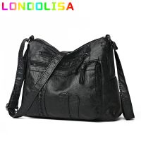 High Quality Womens Casual Handbags and Purses Retro Designer Shoulder Crossbody Bags 2022 Soft Pu Leather Feminina Sac A Main