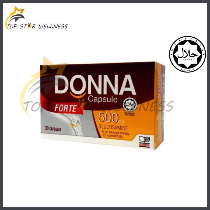 Donna Capsules 500mg Glucosamine 30's (Expired 01/2024) Lazada