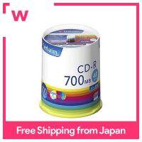 Verbatim Japan Single-Record CD-R 700MB 100 CDs 48x สีขาวพิมพ์ได้ SR80FP100V1E