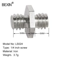 【In-demand】 Unex Lanka Tradings สกรูอะแดปเตอร์ขาตั้งกล้องอุปกรณ์เสริมกล้องถ่ายรูปสกรูแบบปลดเร็ว1/4 3/8 M6สกรูแบบถอดได้เหมาะสำหรับขาตั้งกล้องSLR