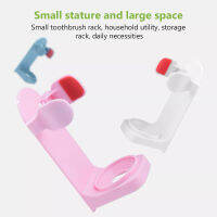 ที่วางแปรงสีฟัน Adapt Wall-Mount ห้องอาบน้ำ Space Saving Traceless Toothbrush Organizer Stand Adhesive Rack Accessories