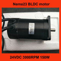 150W 3000Rpm 24V DC มอเตอร์ไร้แปรง57Mm Brushless DC มอเตอร์ความยาวลำตัว95Mm