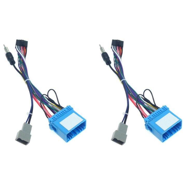 2X 16Pin Car Android Stereo Wiring Harness Adapter for Honda/Acura