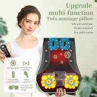 Shiatsu Massage Pillow Heat Tissue Kneading for Shoulder Back Neck Body Massager Cushion Relief Pain Home Office Car Massageador