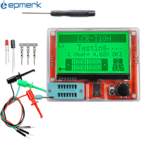 Lepmerk LCR-T10H เครื่องวัดไฟมัลติฟังก์ชั่นตัวทดสอบแรงต้านทานประจุกระแสไฟฟ้าเครื่องวัดไฟดิสเพลย์กราฟฟิกหน้าจอขนาดใหญ่สำหรับทรานซิสเตอร์มัลติมิเตอร์