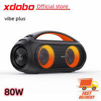 XDOBO Vibe Plus Bluetooth 5.0 ลำโพง 80 วัตต์พร้อมไฟ RGB ลำโพงปาร์ตี้ไร้สายแบบพกพา