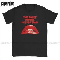 Mens T-Shirt The Rocky Horror Picture Show Amazing Cotton Tees Short Sleeve RHPS Halloween Tim Curry Classic Janet T Shirt 6XL