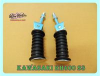 KAWASAKI KH 400 KH400 S3 "REAR" PASSENGER FOOT REST SET #พักเท้าหลัง ยางพักเท้า สินค้าคุณภาพดี