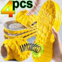 ❧ High Elastic Memory Foam Insole Unisex Sports Shoes Pad Shock Absorption Insoles Sneakers Cushion Run Arch Support Care 2/4Pcs