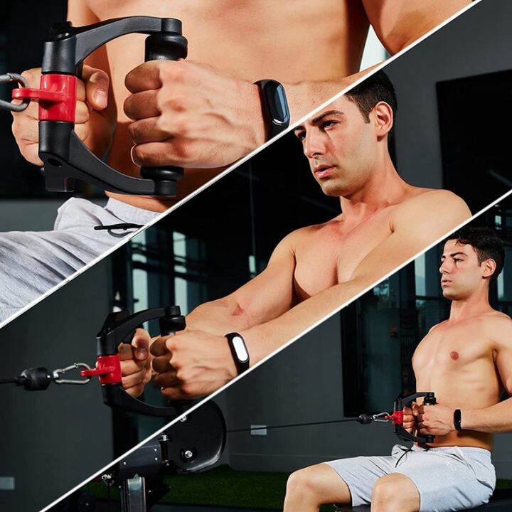 double-d-handle-row-handle-grip-triangle-v-shaped-handle-cable-machine-attachment-lat-pull-down-low-row