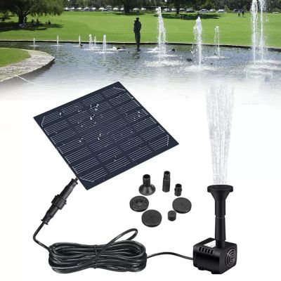 Solar Water Pump Mini Solar Powered Fountain For Home Pond Water Pump With Panel Waterfall For Garden Country House Decoration