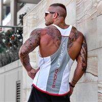 hot【DT】 Mens top Gyms sleeveless 2021 New Male Cotton Fashion Singlet vest Undershirt