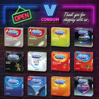 Durex ถุงยางอนามัย ดูเร็กซ์ เลือกแบบได้ แท้ 100% ขนาด 49 - 56 มม.