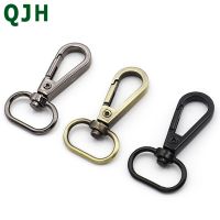 2pcs Metal Snap Hook Swivel Eye Trigger Clip Clasp For DIY Leather Craft Bag Strap Belt Webbing gold/silver/bronze/gun-metal Belts