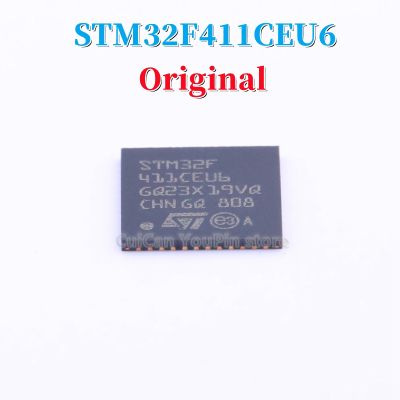 1ชิ้น STM32F411CEU6ต้นฉบับ QFN-48 STM32F 411CEU6 QFN48 32บิตฝังไมโครคอนโทรลเลอร์ใหม่ดั้งเดิม