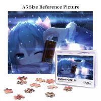 Hatsune Miku Vocaloid (6) Wooden Jigsaw Puzzle 500 Pieces Educational Toy Painting Art Decor Decompression toys 500pcs