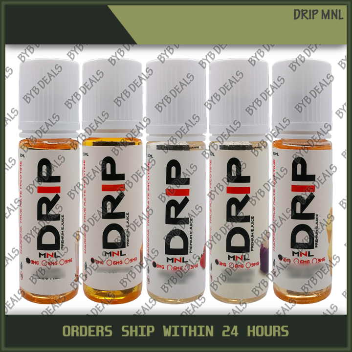 Drip MNL 50ML (3MG, 6MG, 9MG) Lazada PH