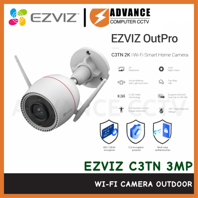 Ezviz OutPro (3MP) รุ่น C3TN Color 3MP Wi-Fi Camera H.265 : กล้องวงจรปิดภายนอก ( CS-C3TN )