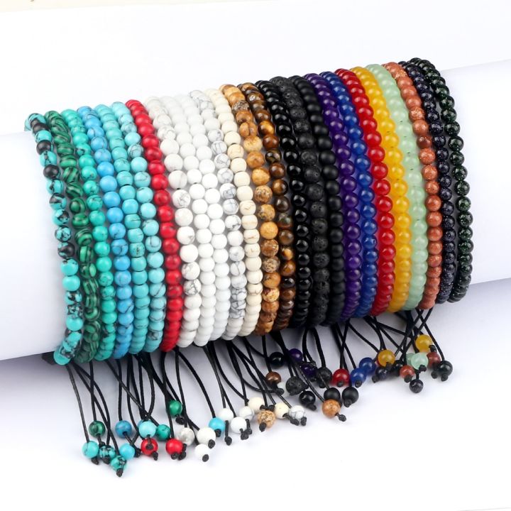 adjustable-4mm-chakra-beads-bracelet-mini-natural-stone-agats-lava-tiger-eye-beaded-bracelets-amp-bangles-women-men-gift-jewelry