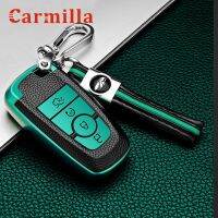 TPU Leather Car Key Case Remote Control Protector Cover For Ford Ecosport Edge Explorer F-150 F-250 Fusion Mondeo Mustang Ranger