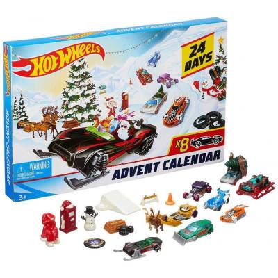 Hot Wheels Toy Car Christmas Advent Gift Set