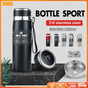 800/1000ml Large Capacity Portable Double Stainless Steel 316