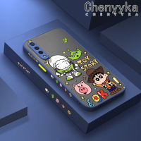 เคส Chenyyyka สำหรับ Xiaomi A3 A3ไลท์เคสการ์ตูนเรื่องของเล่นน่ารักเรื่องฝ้าขอบสี่เหลี่ยมเคสโทรศัพท์แบบแข็งซิลิโคนนิ่มเคสกันกระแทกเคสป้องกันกล้องฝาปิดเลนส์เต็ม