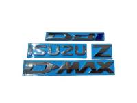 แผ่นป้ายโลโก้ฝาติดท้าย *Isuzu* D-max* DdI* Z* สีชุบโครเมี่ยม จำนวน 4 ตัว สำหรับ isuzu d-max ปี 2020on* **จบในร้านเดียว**