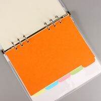 5 Colors Binder Index Dividers A4 B5 A5 A6 Binder Sheet Dividers For Spiral Notebooks And Journals Note Books Pads