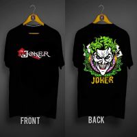 Joker Shirt Oversized Graphic print cotton streetwear Korean Fashion Tshirt(black)For Men Women D009