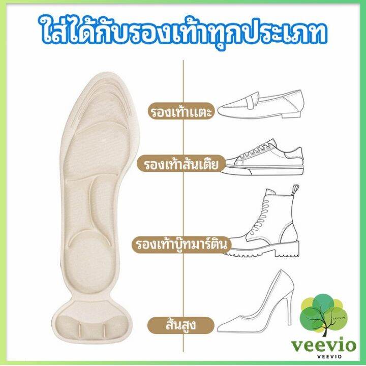 veevio-แผ่นพื้นรองเท้านิ่ม-ดูดซับเหงื่อดี-พื้นรองเท้าโฟม-7d-2-in-1-ใช้ได้ทั้งรองเท้าคัชชูผู้ชาย-ผู้หญิง-insole