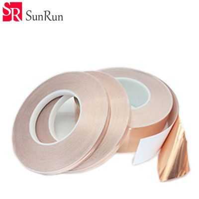 0.06 thick-30 meters single guide copper foil tape copper foil high temperature resistant copper foil tape Adhesives Tape