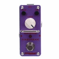 New AROMA AFM-3 FIRECREAM Vintage Guitar Distortion Mini Analogue Effect True Bypass+Free Connector