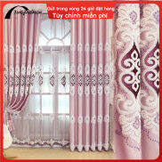 AnneyOneDecor Rèm Che Nắng Dày Châu Âu Thêu Sang Trọng Cho Phòng Khách Rèm